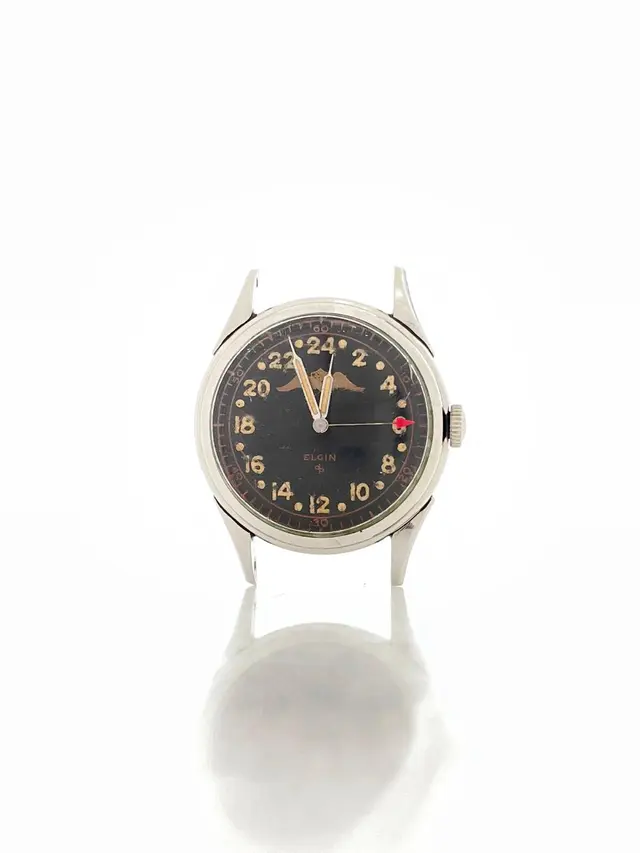 ELGIN AOPA PILOTS 24 HOUR WRIST WATCH