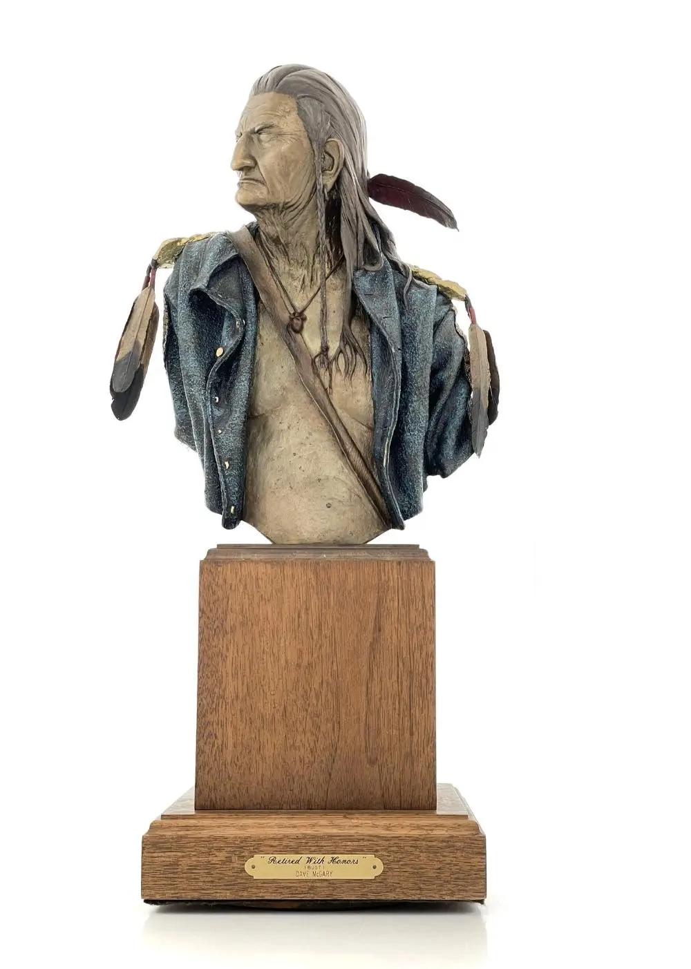 DAVE MCGARY "RETIRED WITH HONORS" (BUST) BRONZE SCULPTURE