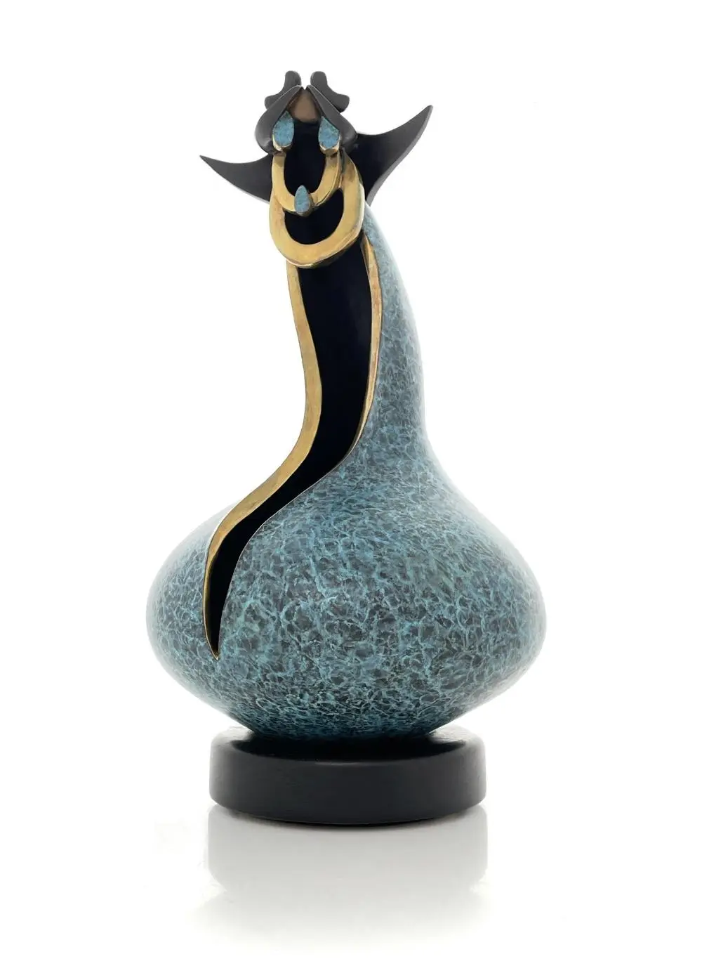 KIM OBRZUT "MAIDEN IN WAITING" BRONZE SCULPTURE