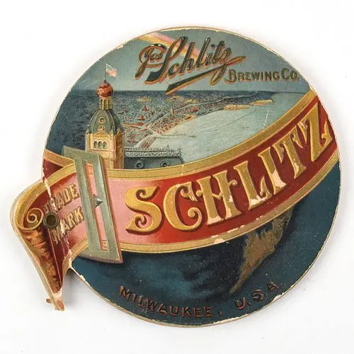 Schlitz Pre-Prohibition Slide Book WORLD ACCORDING TO SCHLITZ