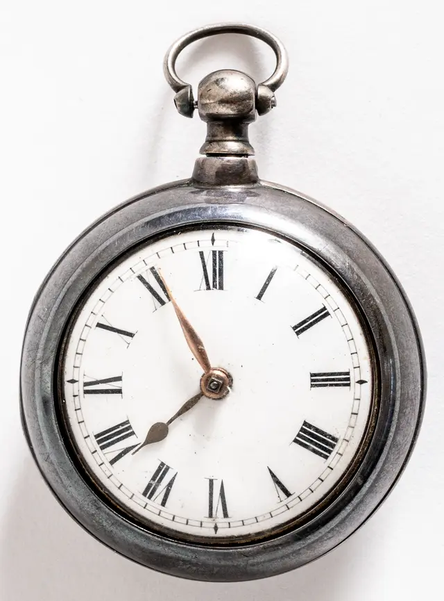 Lot 304: RICHARD WELLS FUSEE POCKET WATCH WITH OUTER CASE