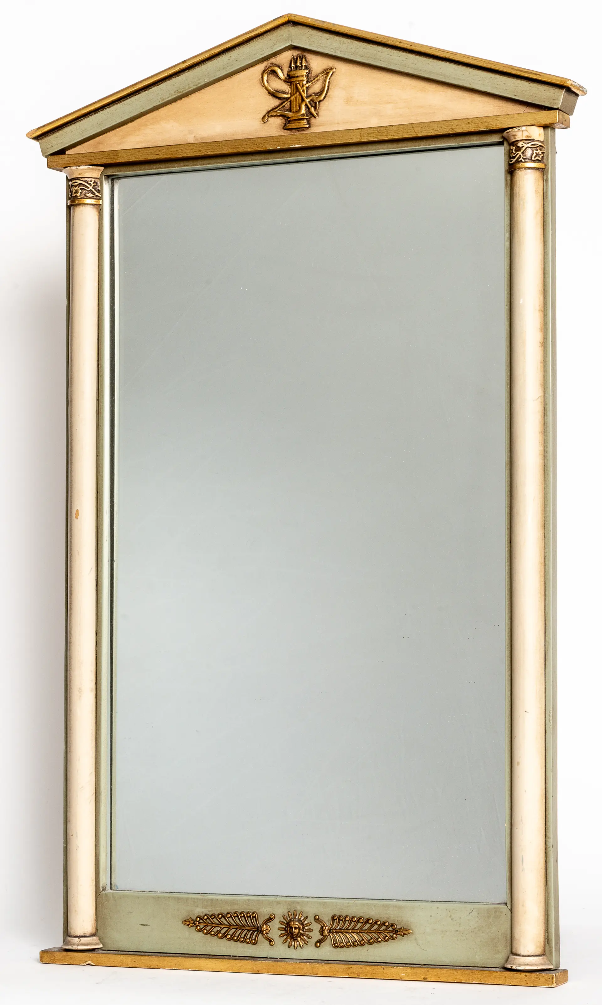 Lot 348: NEOCLASSICAL FRENCH WALL MIRROR