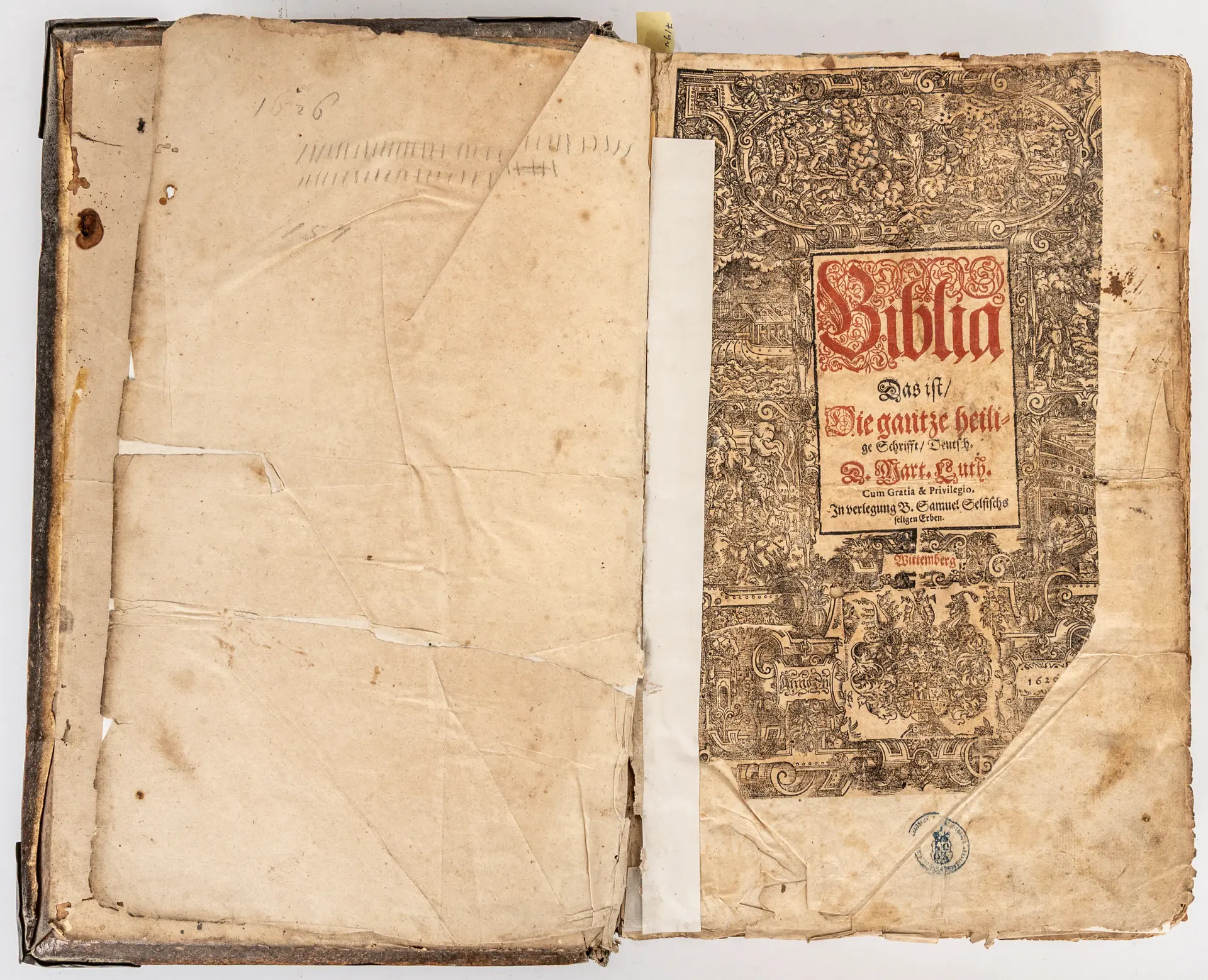 Lot 401: (51) LUTHER BIBLE OF 1626
