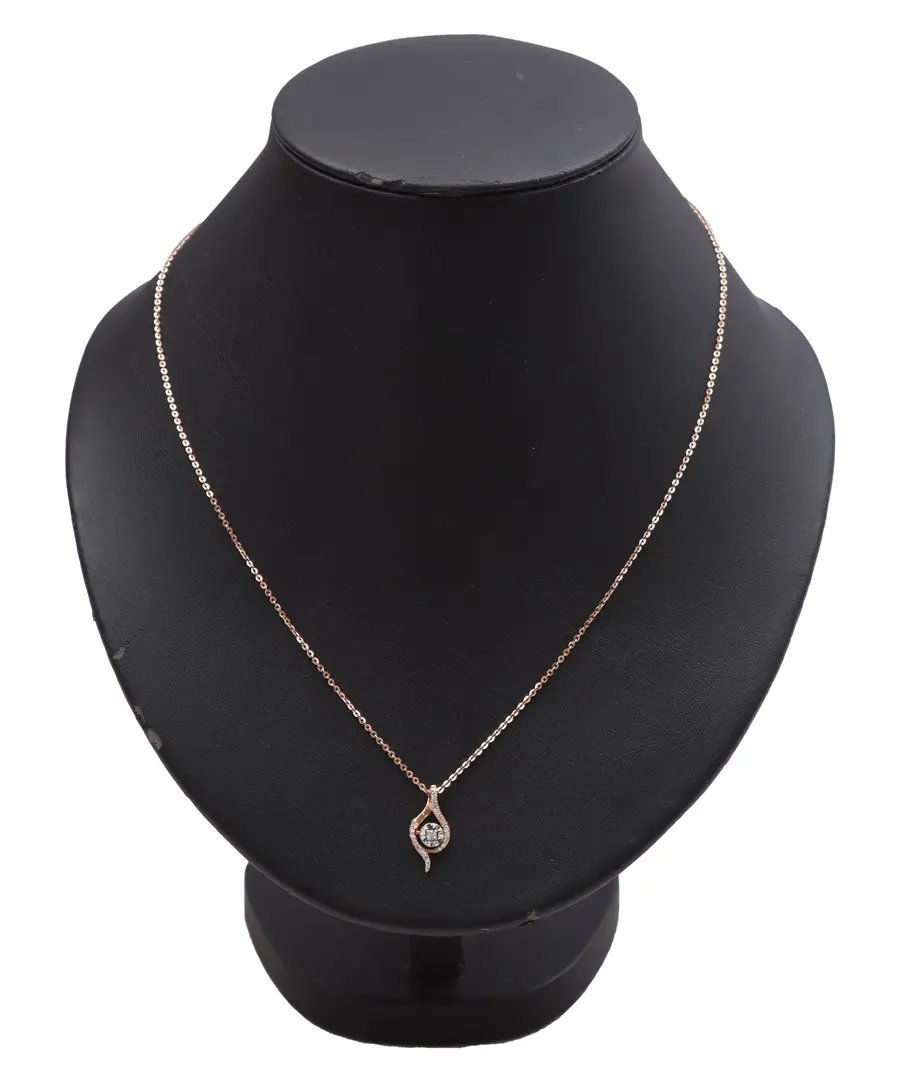 Rose gouden collier