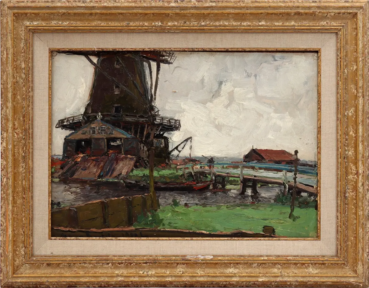 Houtzaagmolen "De Herder" te Leiden