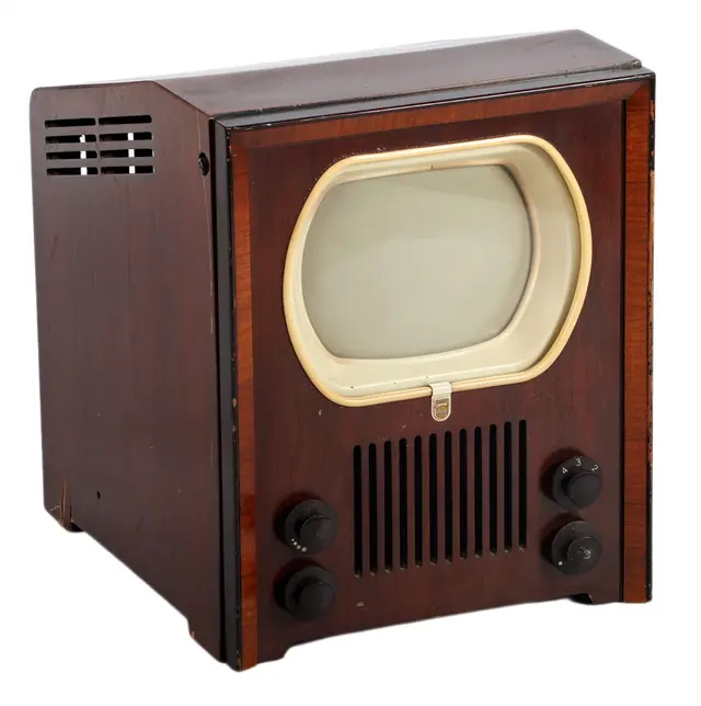 Philips TX400 U/04 televisie "Hondenhok" uit 1949 (werking onbekend)