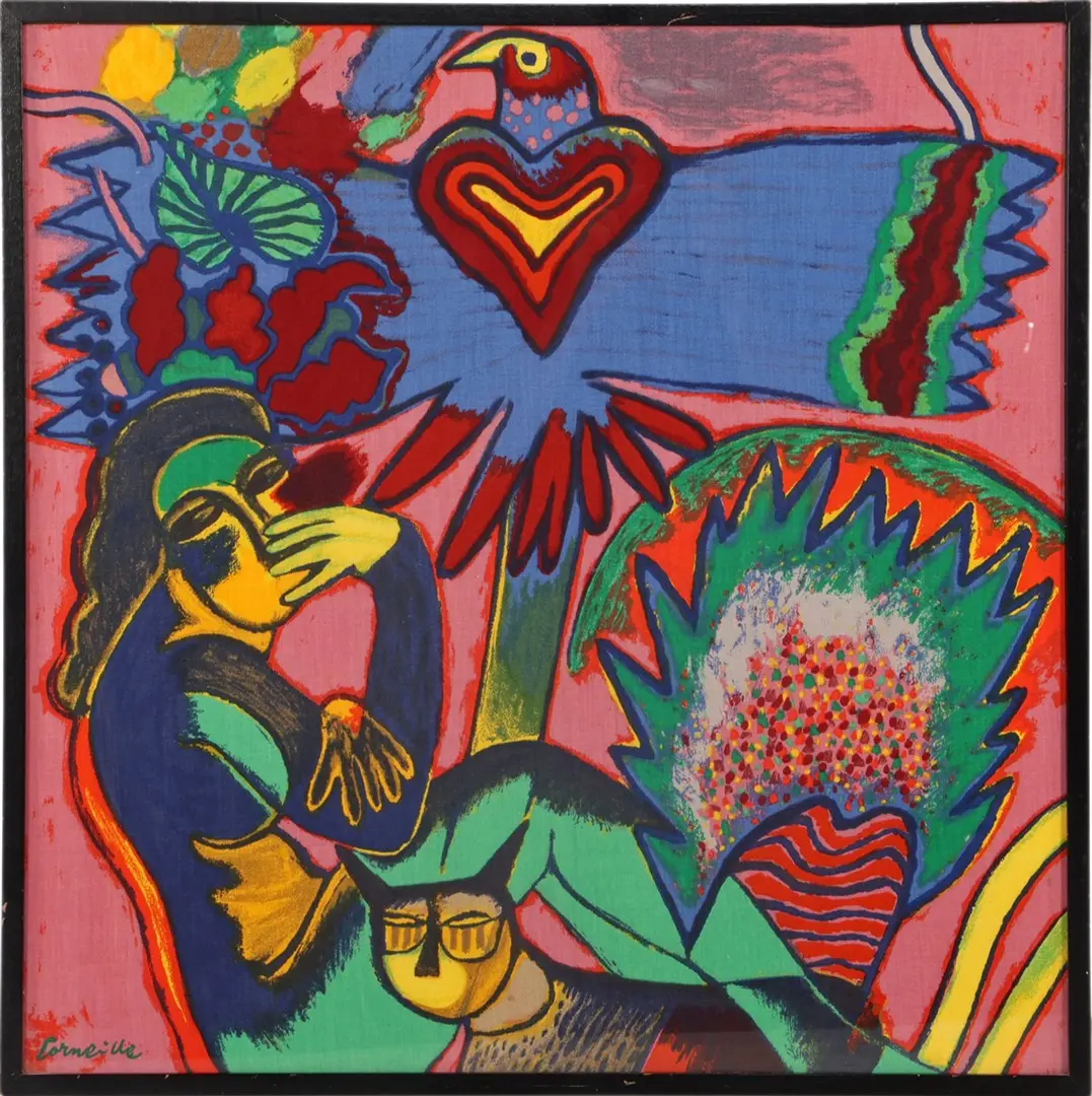 Compositie met vrouw