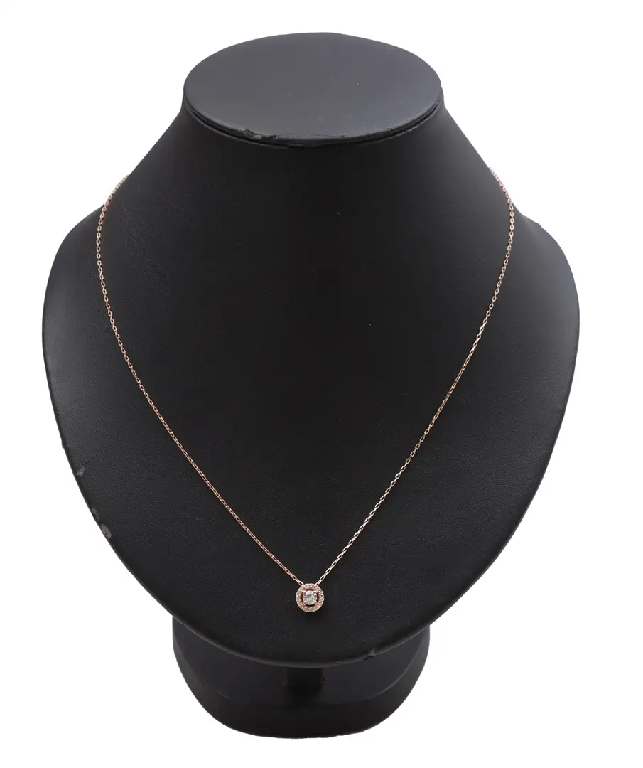 Rose gouden collier