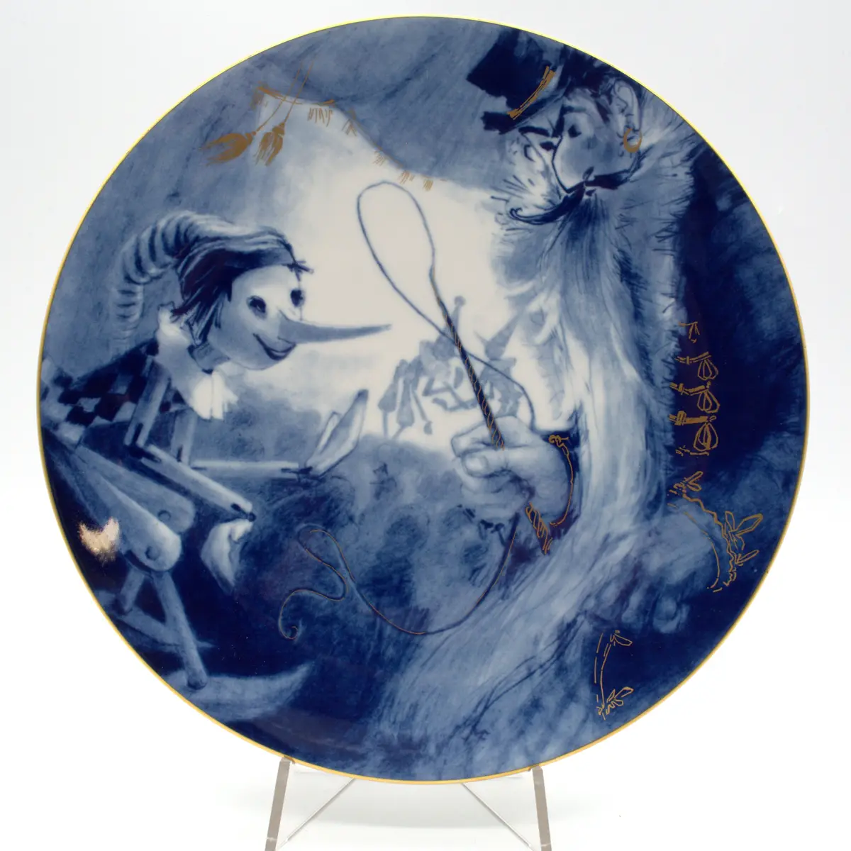 MEISSEN. WANDTELLER, „PINOCCHIOS ABENTEUER“, 20. JAHRHUNDERT, 1. WAHL
