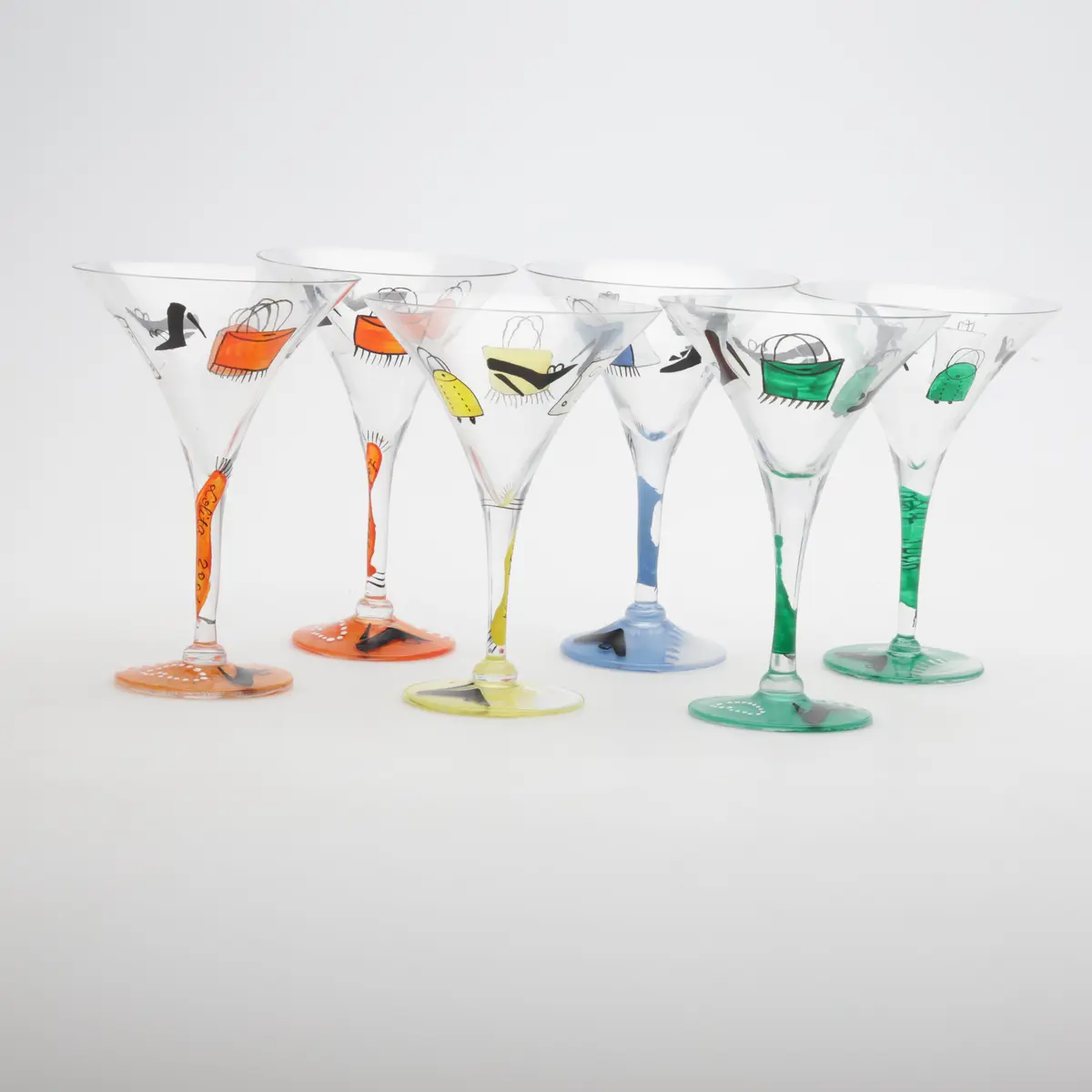 MARTINIGLAS 6 st "Love my martini" Lolita 2004.