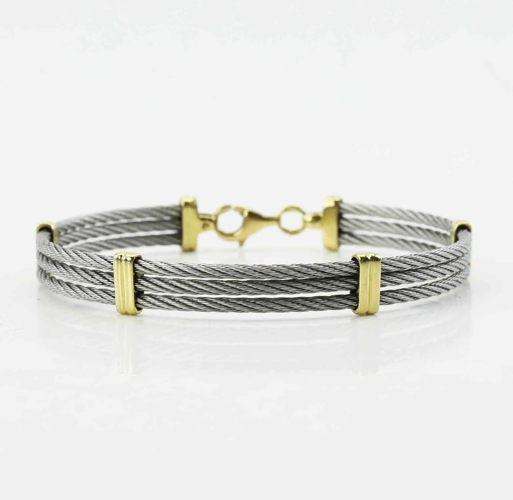 ARMBAND, rödguld & vitguld 18K, Frankrike.