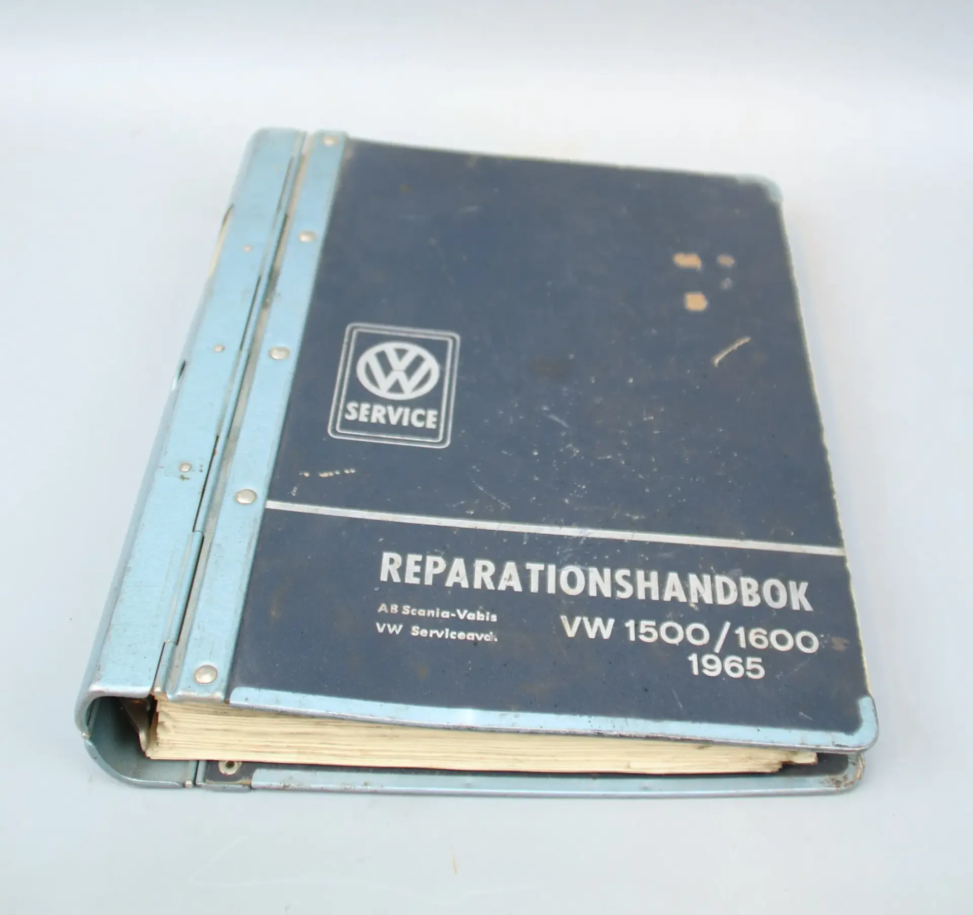 Manuale di riparazione, Volkswagen, metallo, carta, 1965.