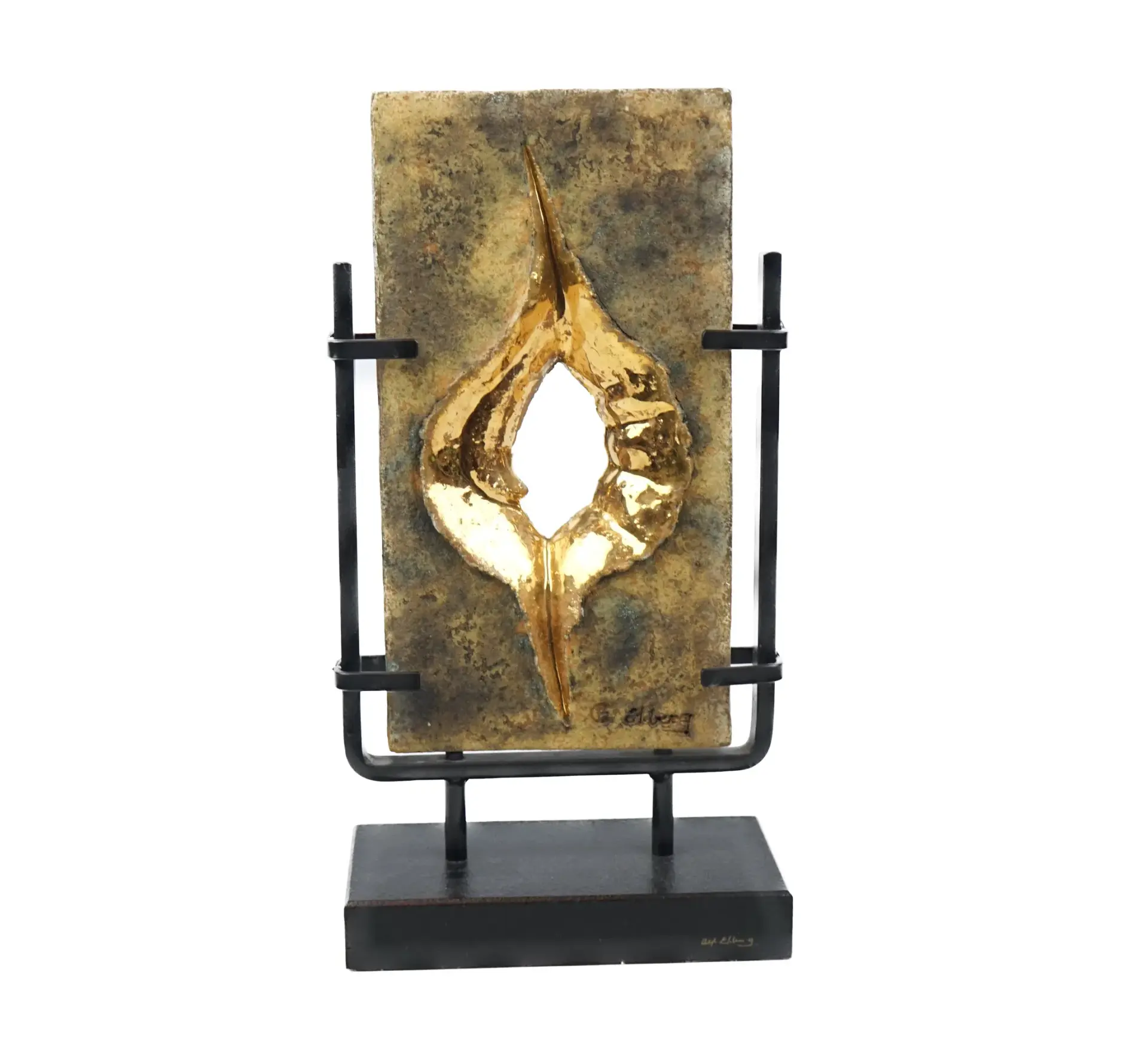 Alf Ekberg, una scultura, ceramica, firmato.