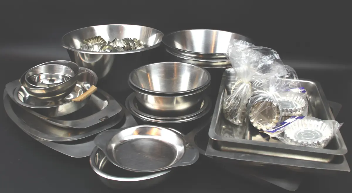 Acciaio inox, un lotto.