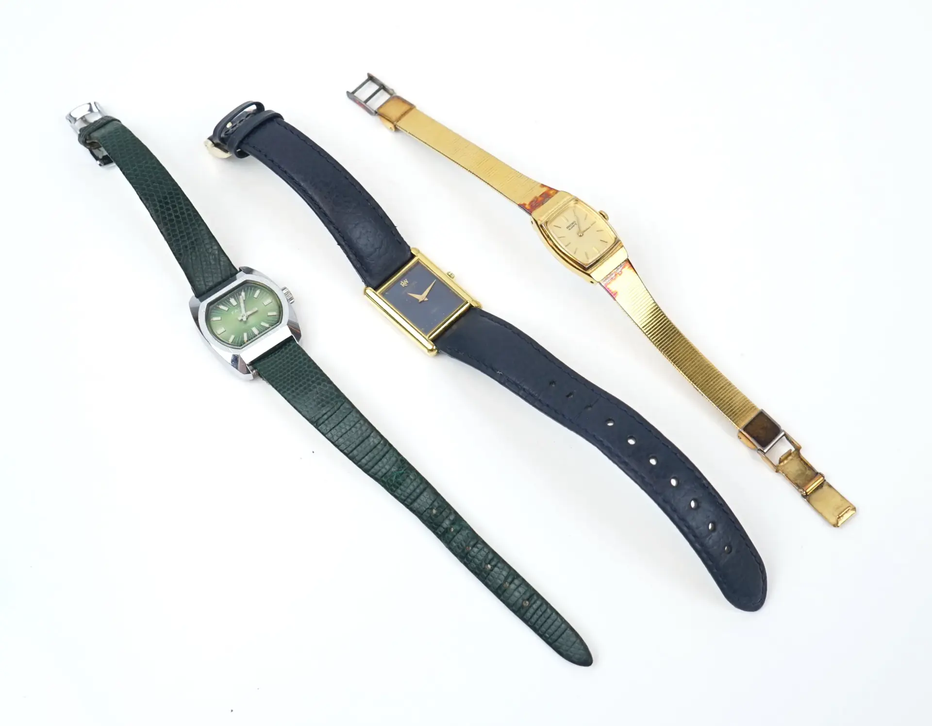 Orologi da polso, 3 pezzi, Facit, Seiko e Reymond Weil.