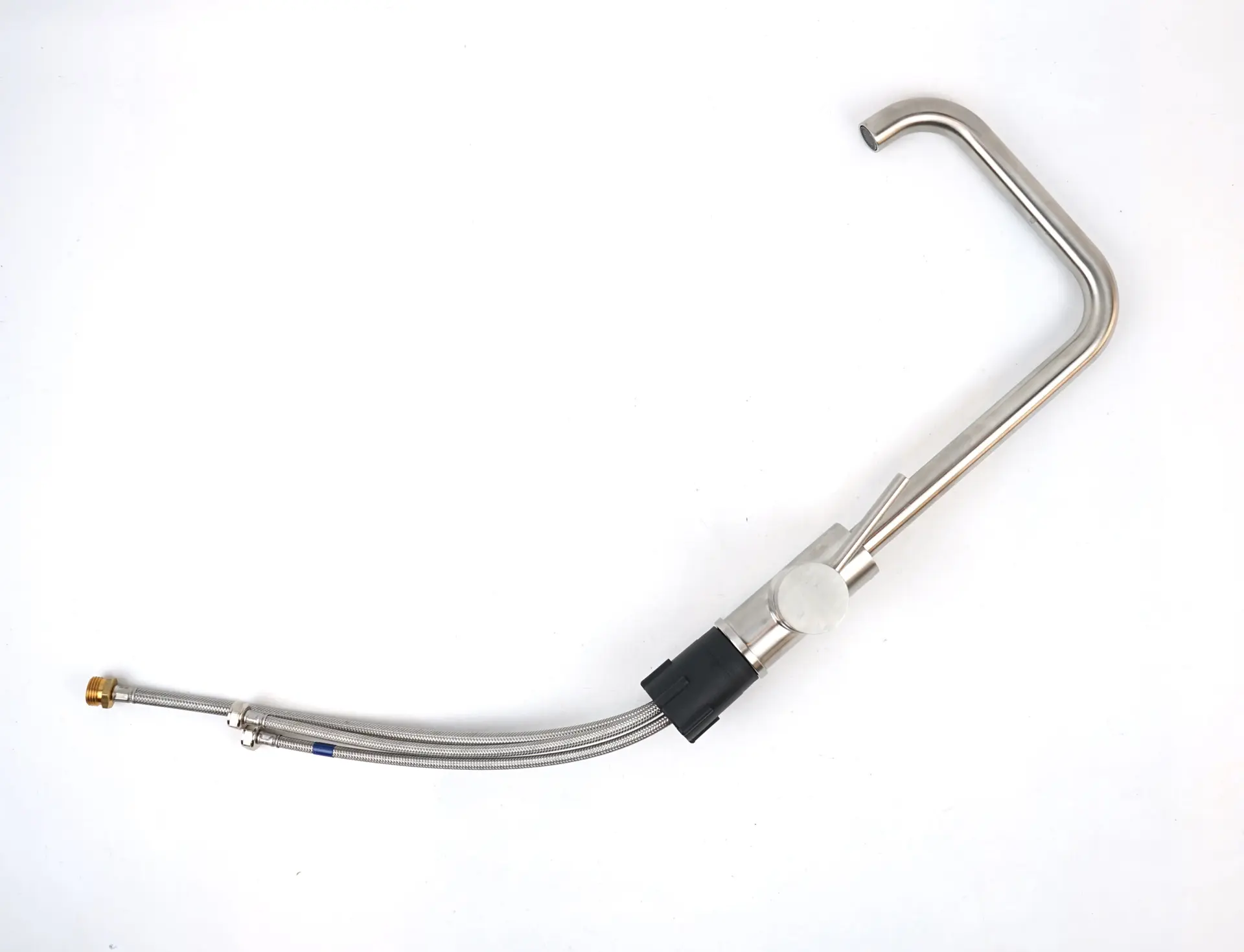 Rubinetto della cucina, acciaio inox.