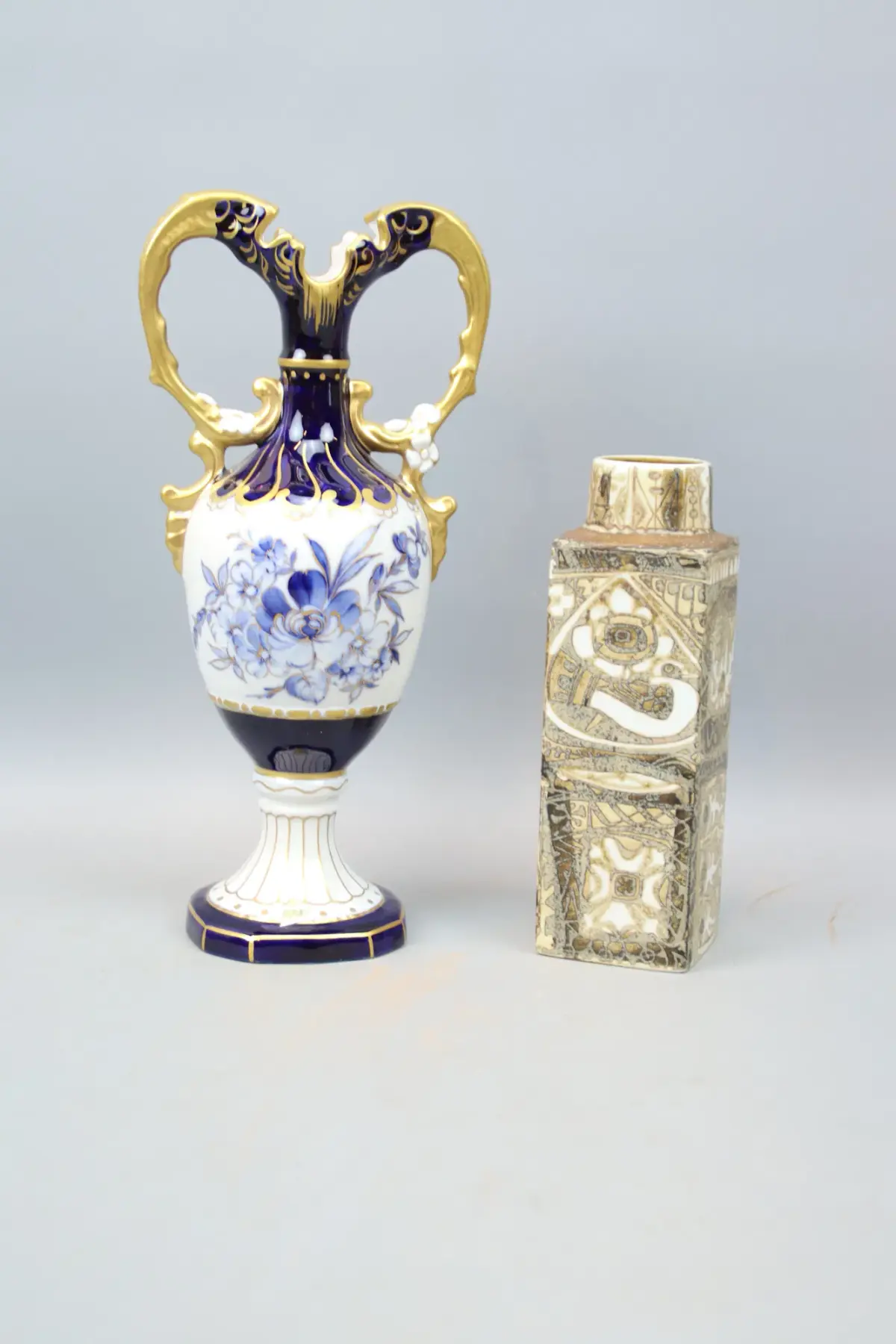 Vasi, porcellana, 2 pezzi, Royal Dux e Kai Nielsen, Royal Copenhagen.