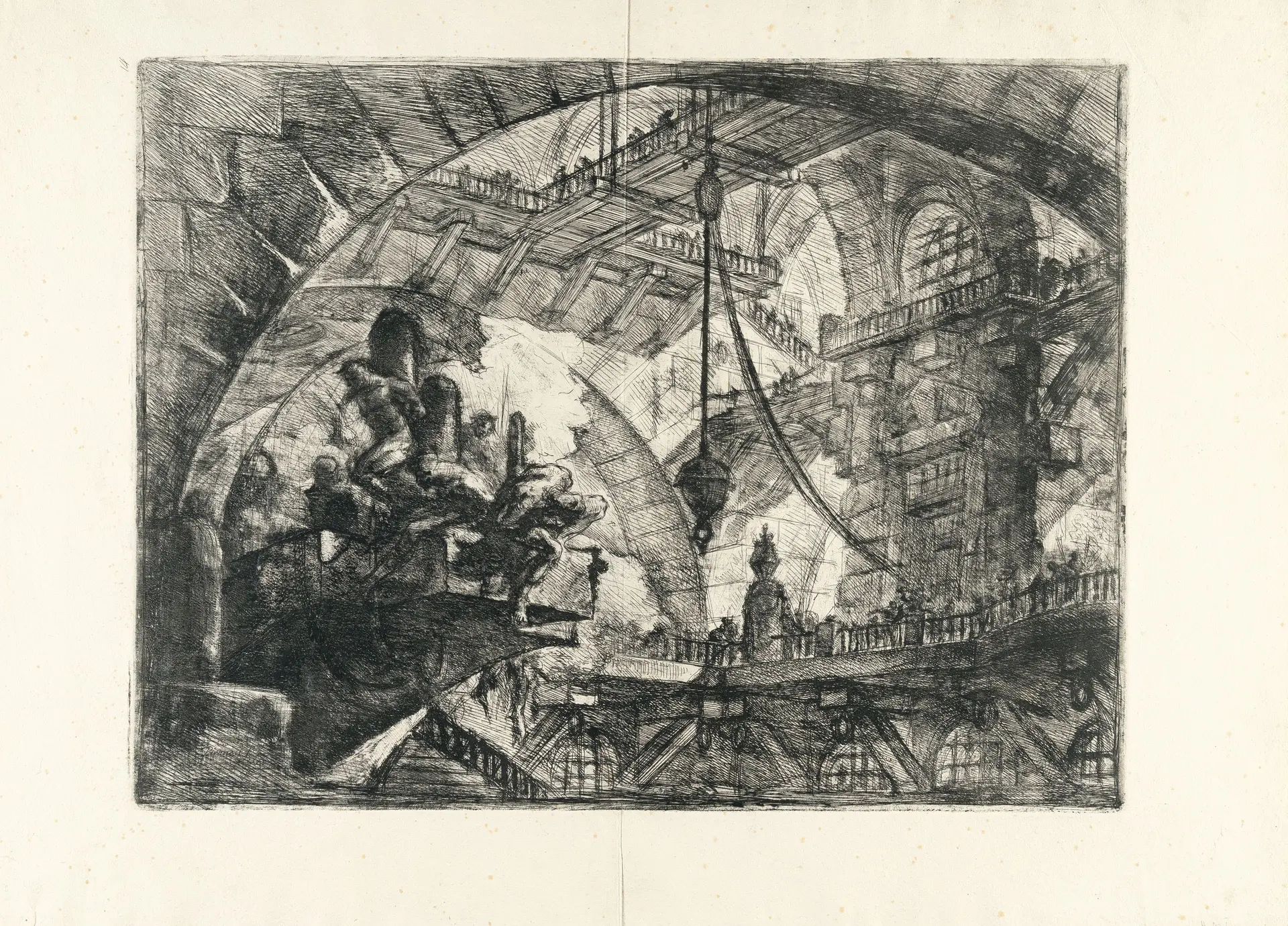 Prisoners on a Projecting Platform, from: Carceri d'Invenzione Giovanni