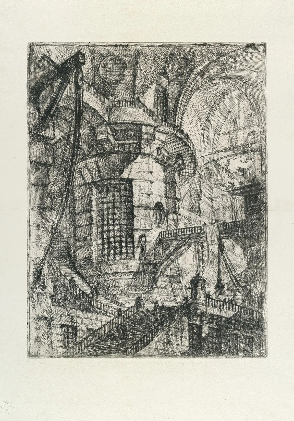 The Round Tower, from: Carceri d'Invenzione Giovanni Battista Piranesi