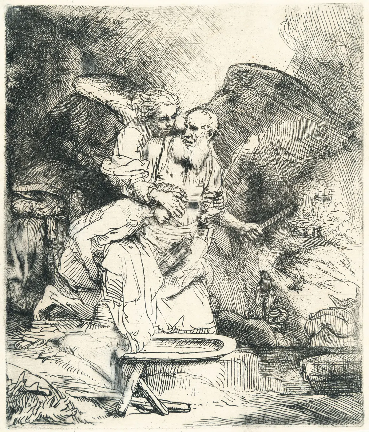 Abraham’s Sacrifice Rembrandt Harmensz. van Rijn
