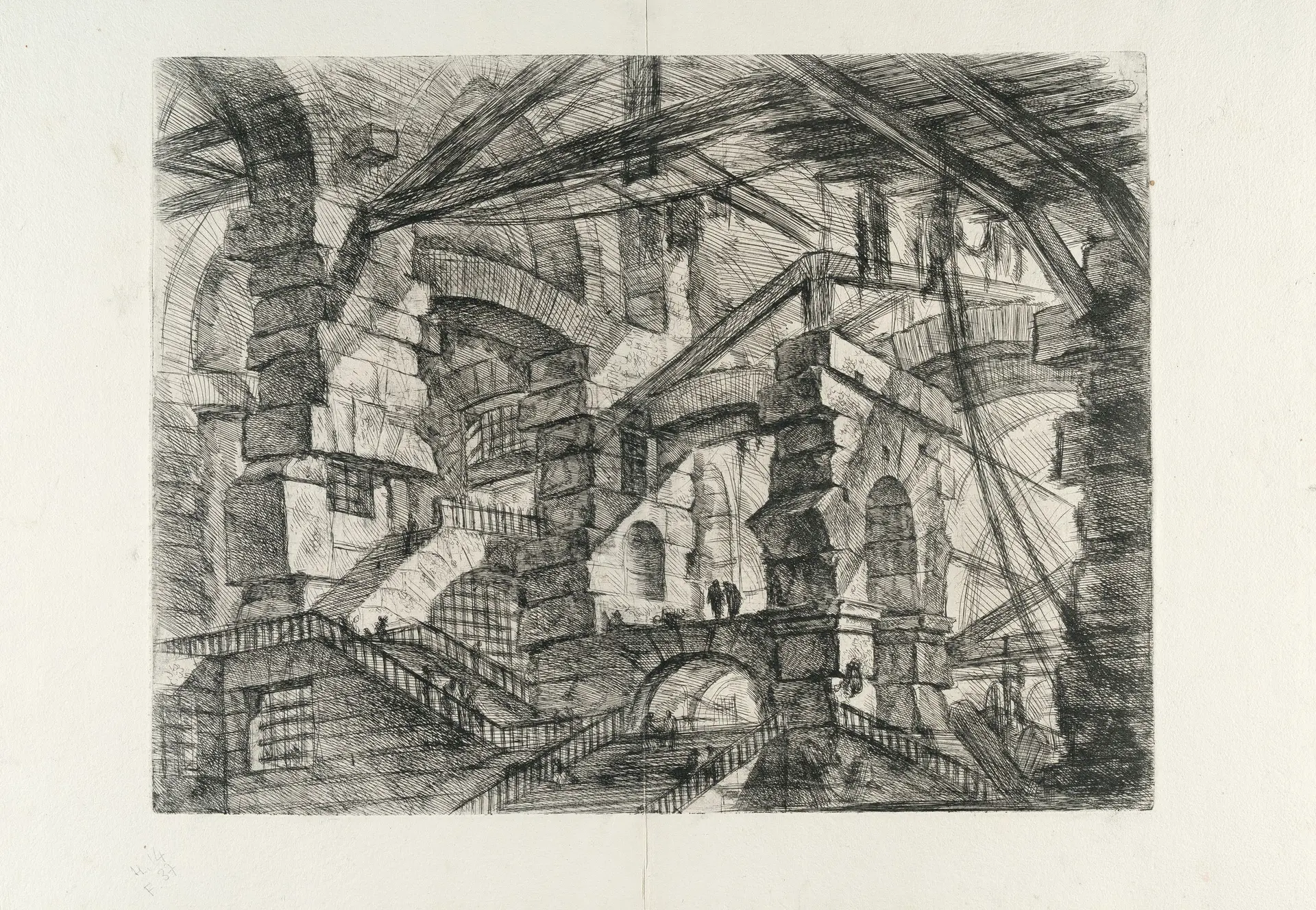 The Gothic Arch, from: Carceri d'Invenzione Giovanni Battista Piranesi