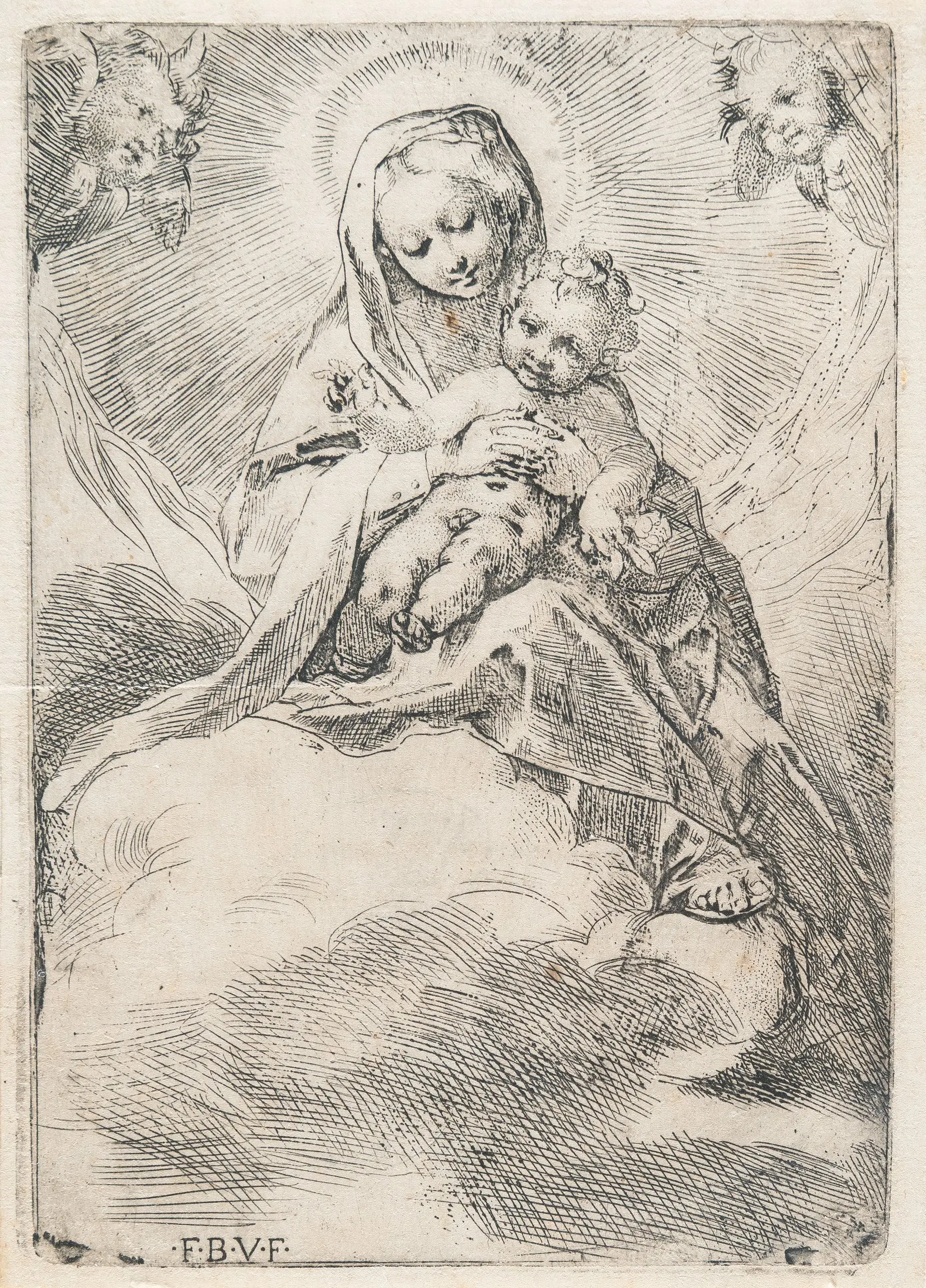 Virgin and Child in the Clouds Federico Barocci