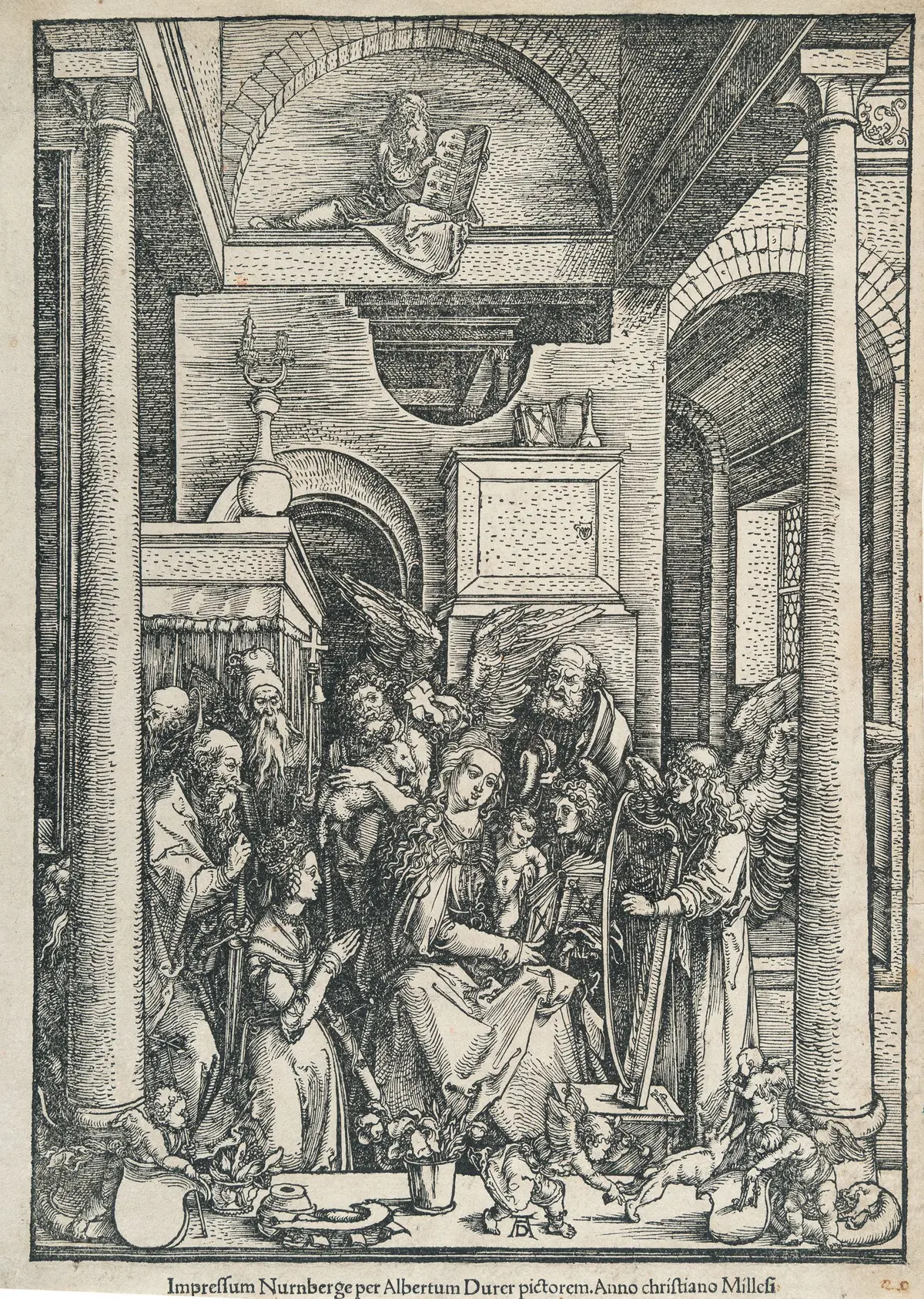 Glorification of the Virgin, from: the Life of the Virgin Albrecht Dürer