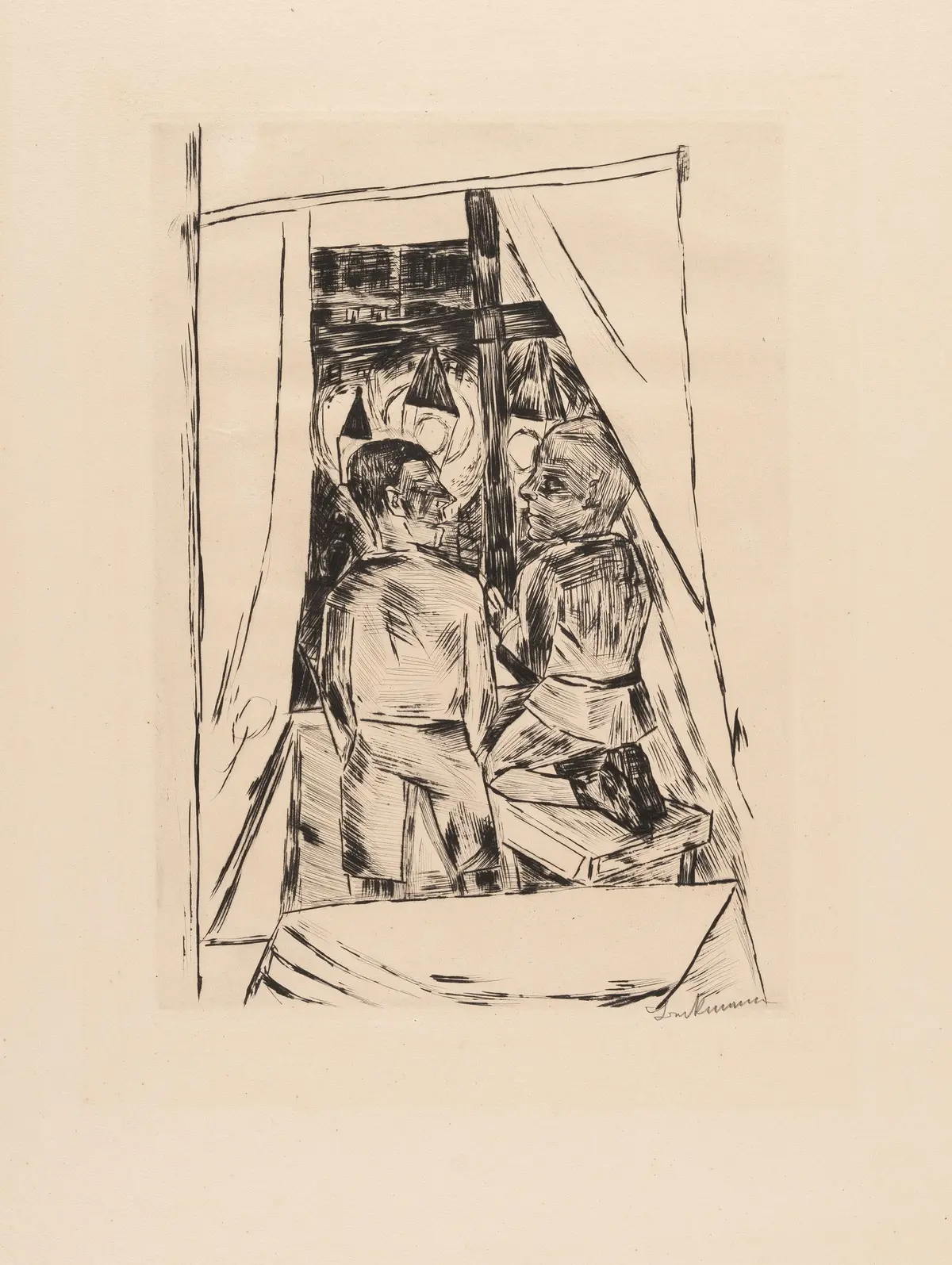 Children at the Window Max Beckmann