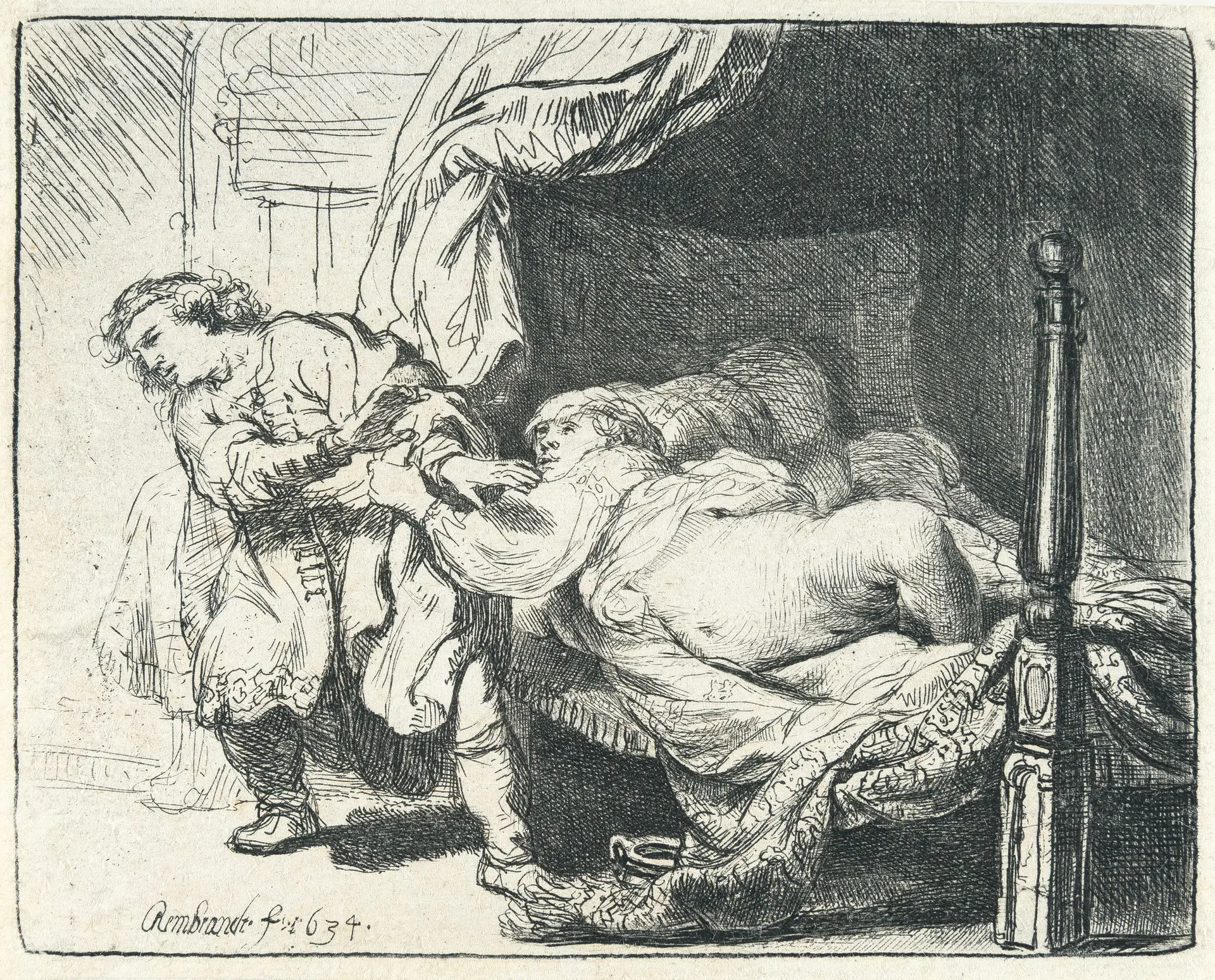 Joseph and Potiphar's Wife Rembrandt Harmensz. van Rijn