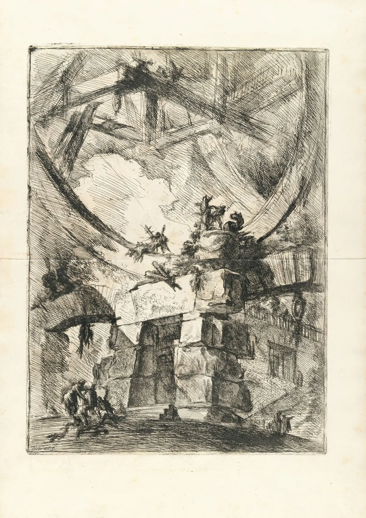 The Giant Wheel, from: Carceri d'Invenzione Giovanni Battista Piranesi