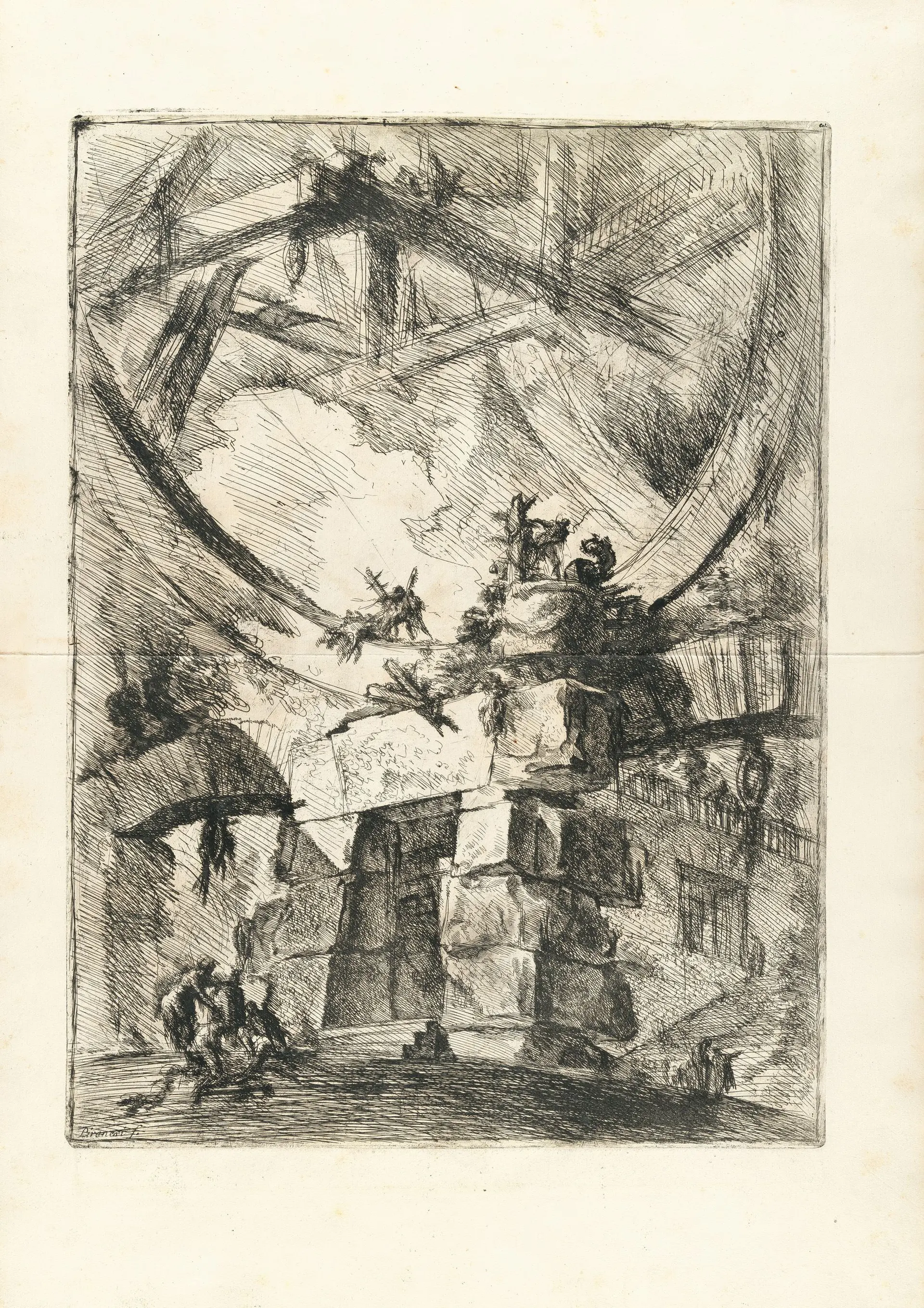 The Giant Wheel, from: Carceri d'Invenzione Giovanni Battista Piranesi