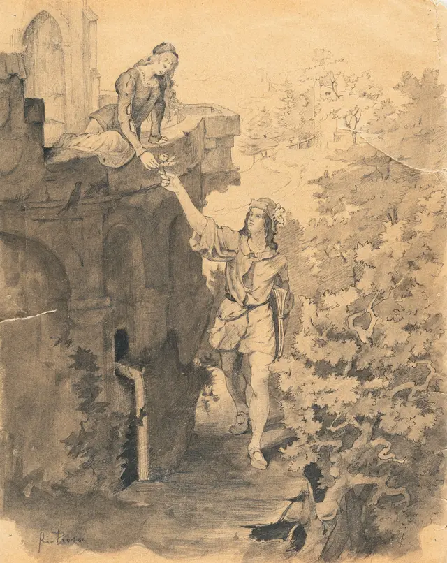 Romeo and Juliet Moritz von Schwind (Umkreis)