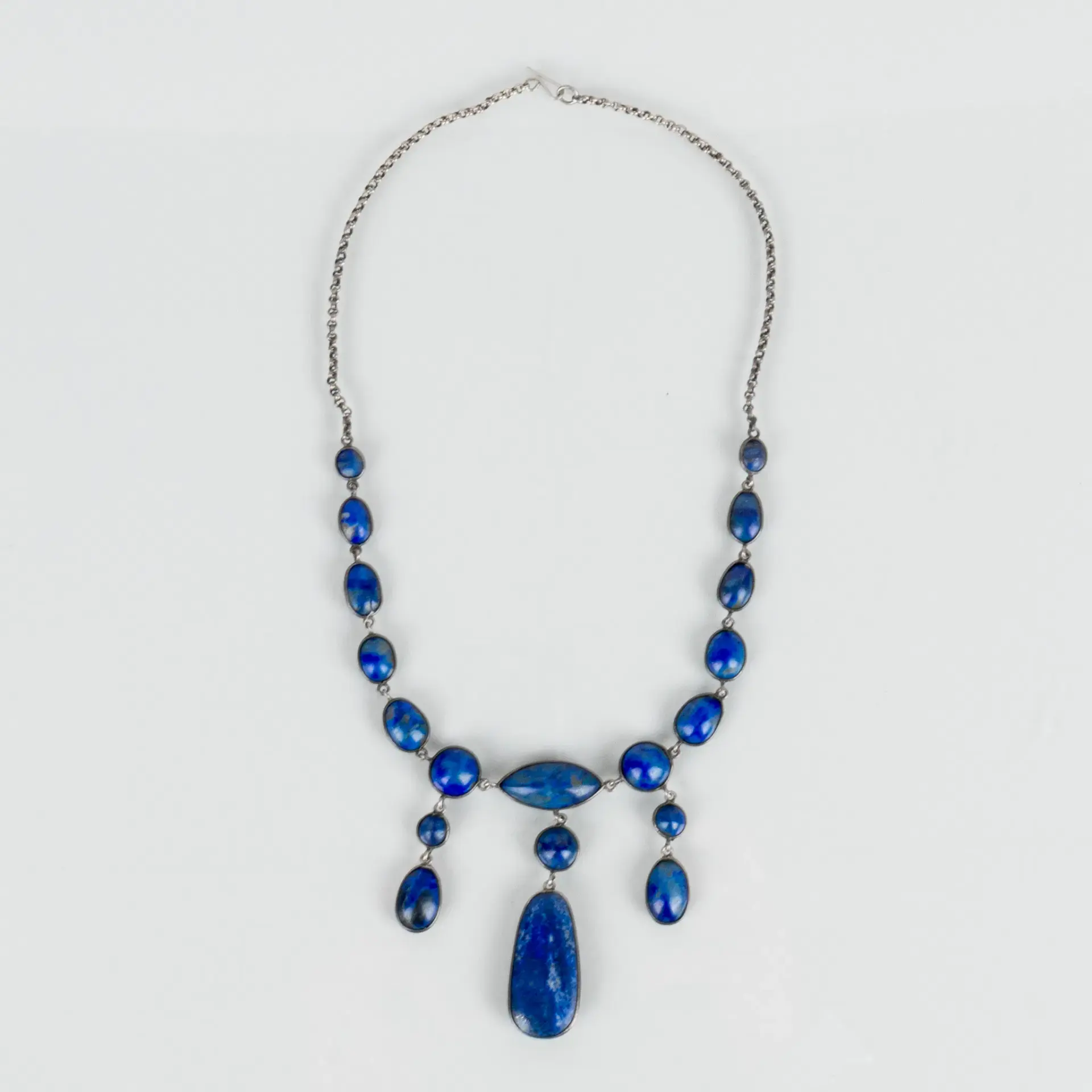 COLLIER, argento e lapislazulizli, la prima metà del XX secolo