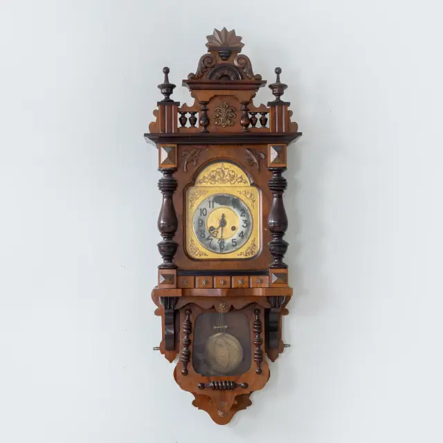 OROLOGIO DA PARETE, QUERCIA, 1800/1900