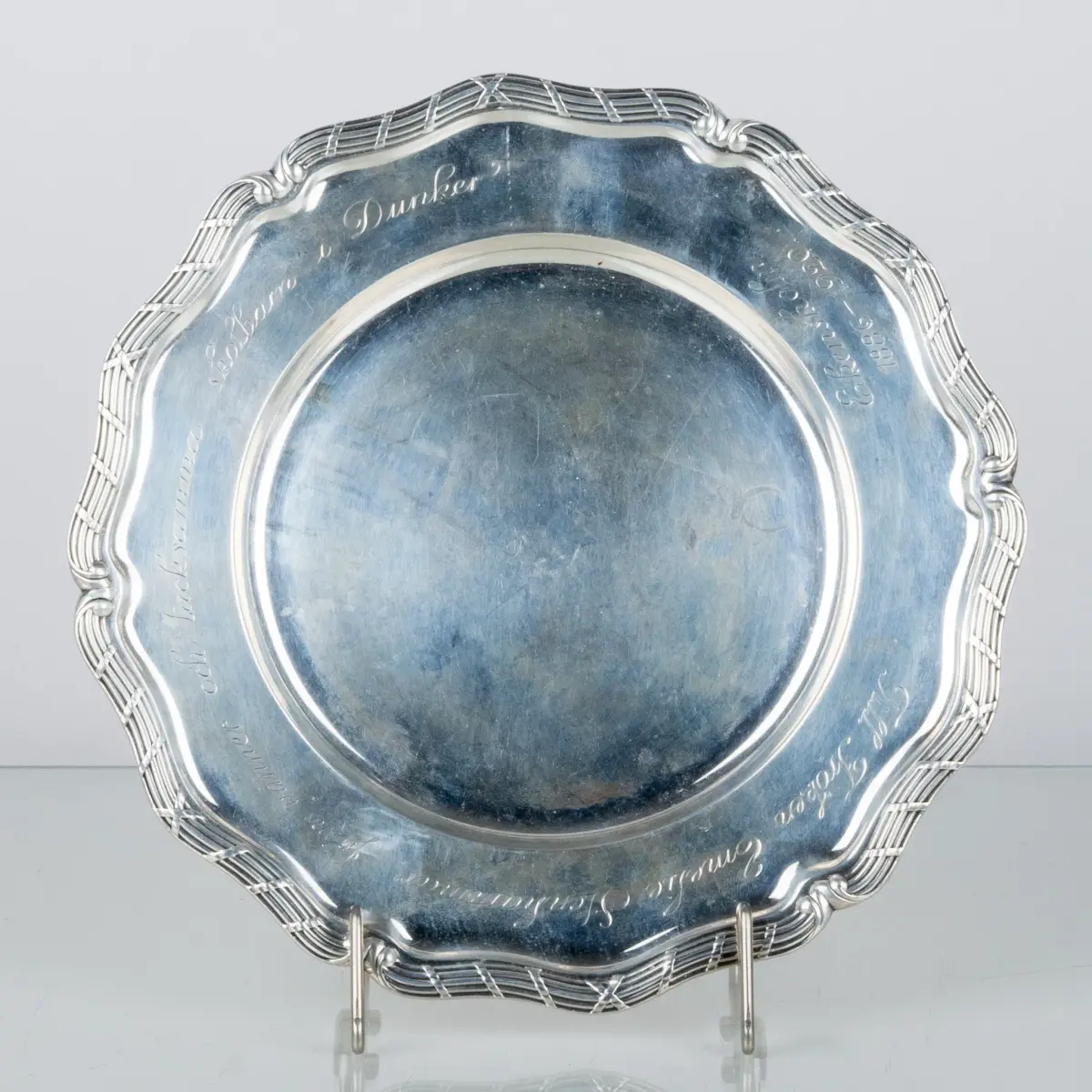 PIASTRA d'argento, K Andersson 1919, peso circa 258 g