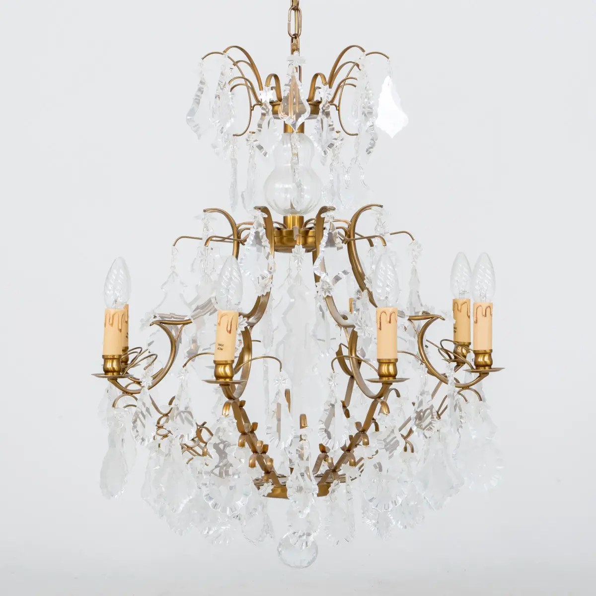 LAMPADARIO, stile barocco, Titanus AB, fine del 1900