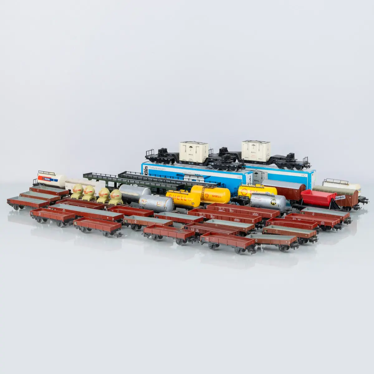 CARRI DI RACCOLTA, 38 pezzi, per lo più Märklin