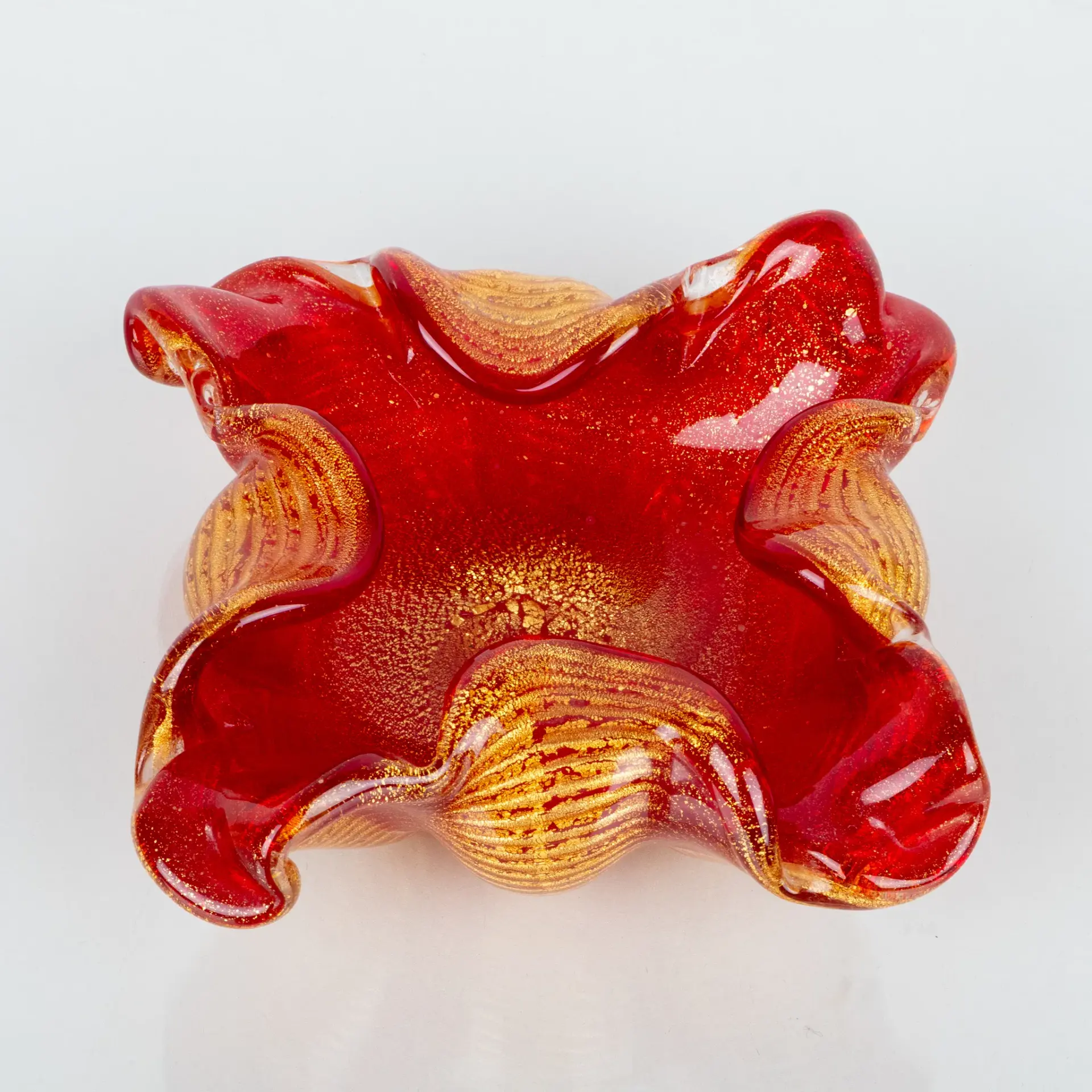 BOWL, vetro, probabilmente Murano, Italia, seconda metà del XX secolo