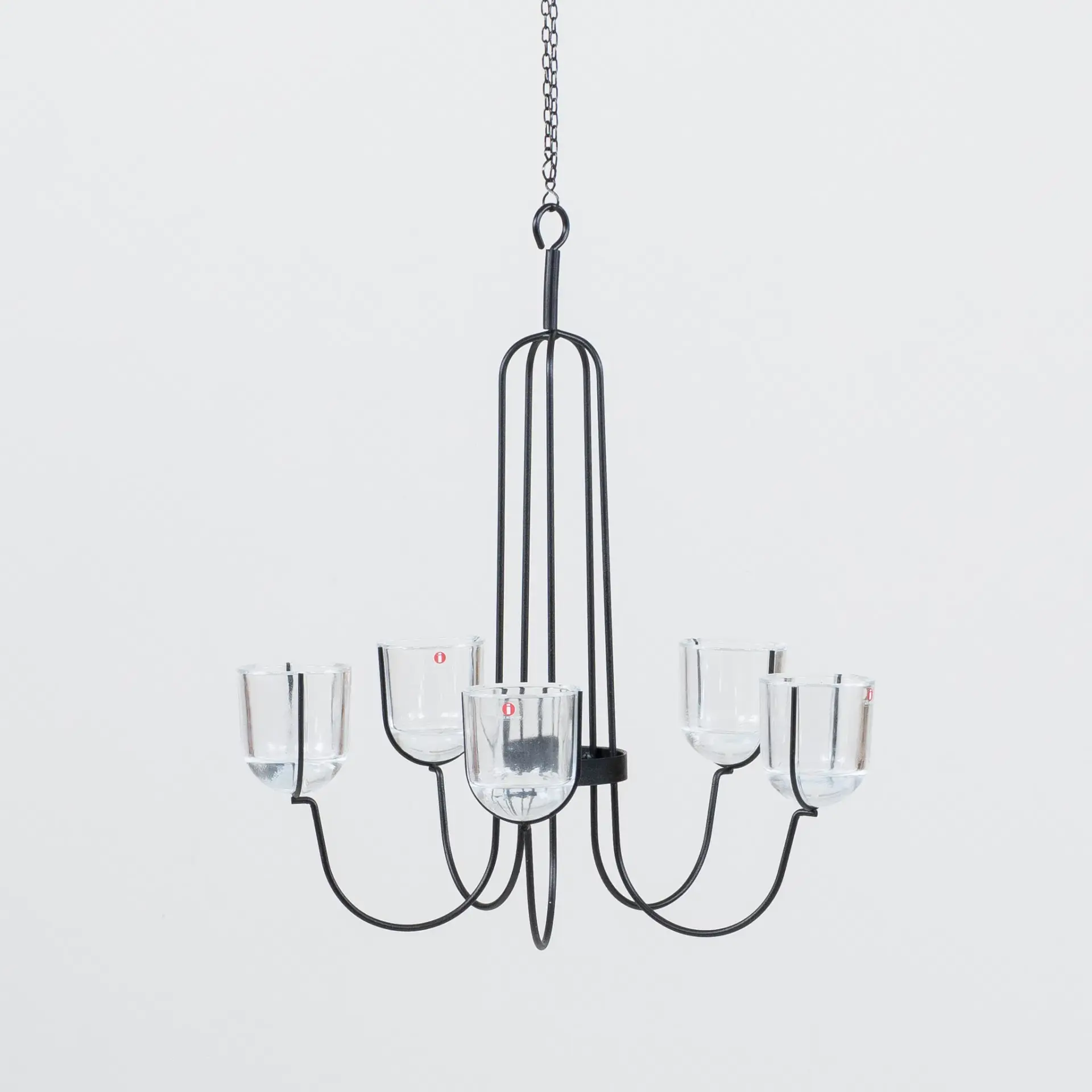LAMPADARIO, metallo e vetro, Iittala