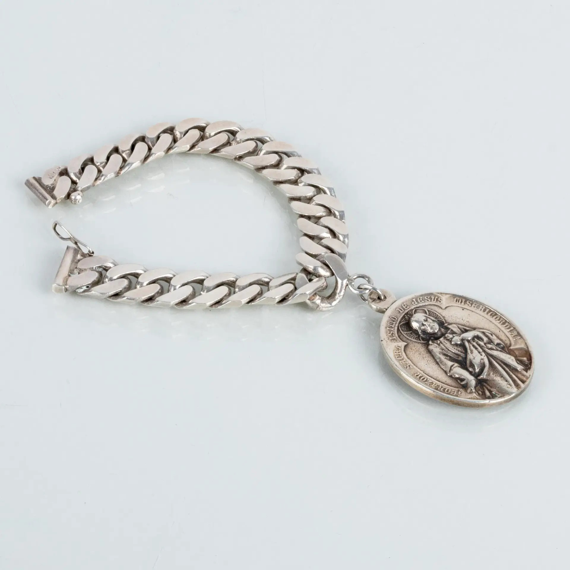 BRACCIALI CON CIONDOLO, argento, collegamento di armatura
