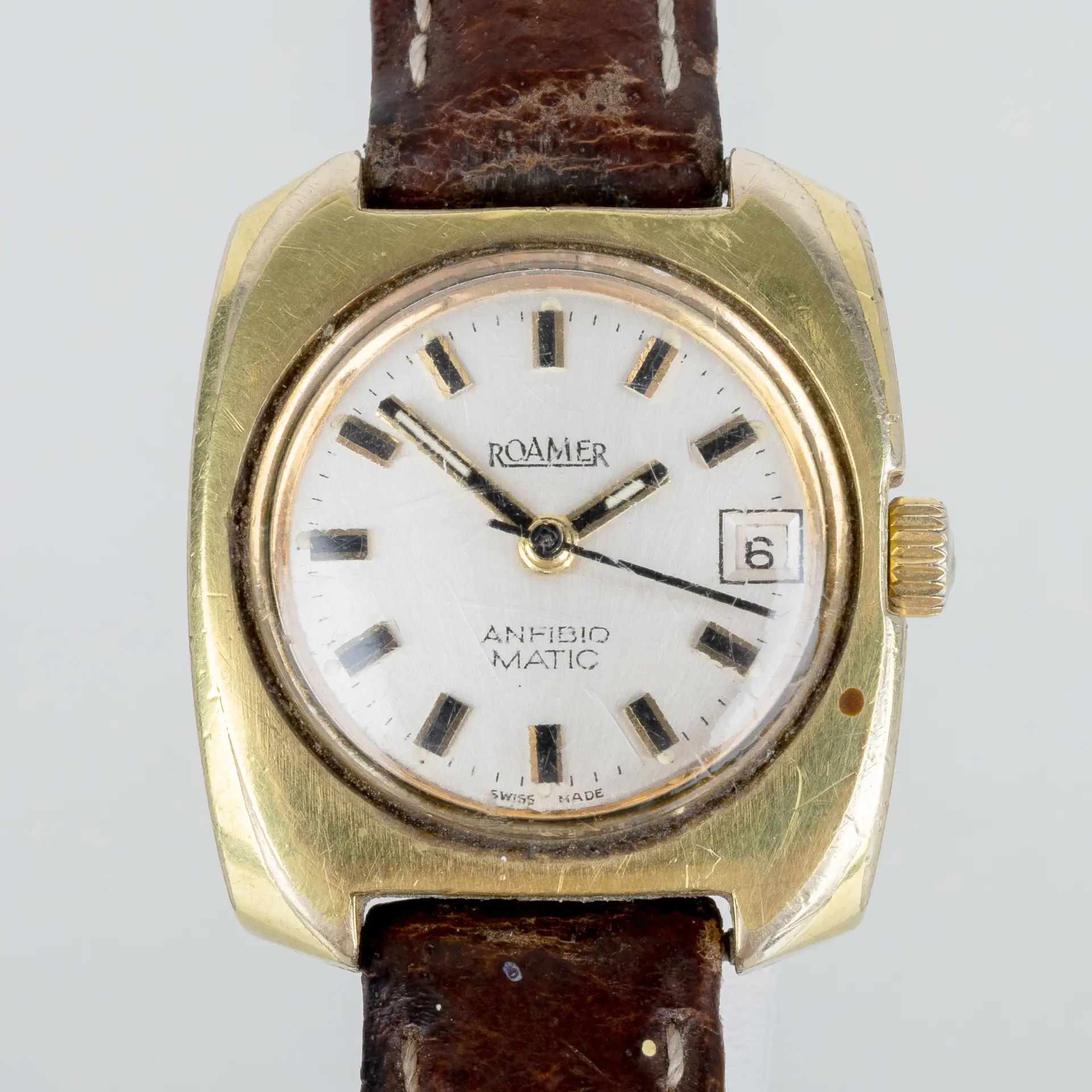 OROLOGIO DA POLSO DA DONNA, Roamer Anfibio Matic, movimento automatico, anni 1900