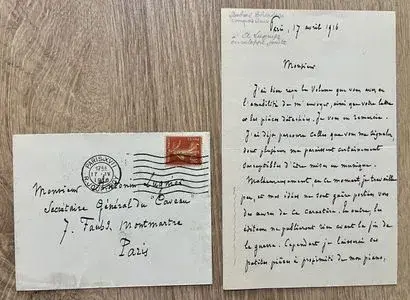 DUBOIS (Théodore) (1837-1924), compositeur, organiste et péd - Lot 132