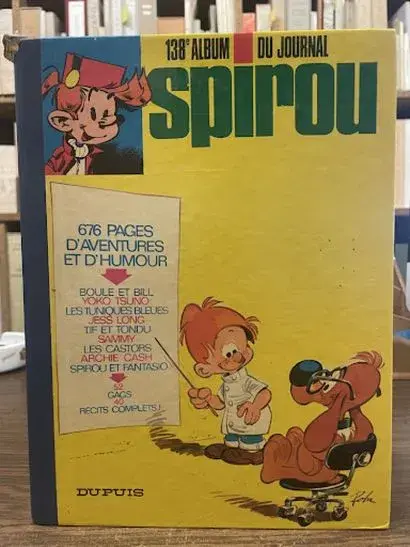 Spirou Album No. 138 - Dupuis Publisher's Binding - 1976 (Bl - Lot 276
