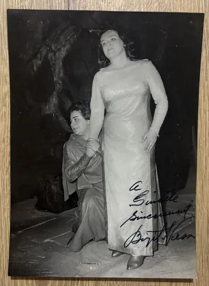 NILSSON (Birgit) (1918–2005). Famous Swedish opera singer, a - Lot 270