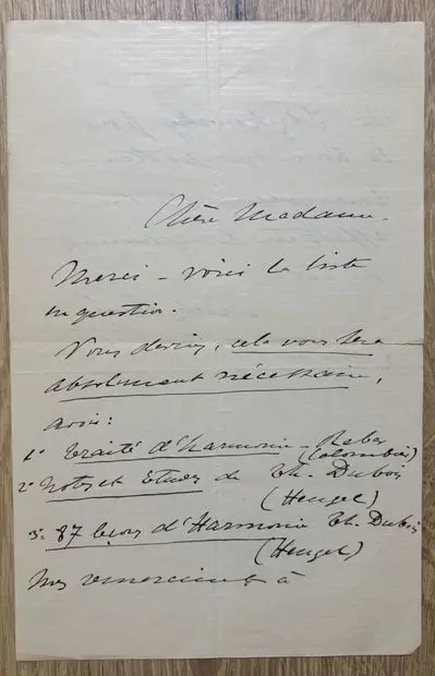 COLLIN (Charles-René) (1827-1911). Organiste, compositeur et - Lot 63
