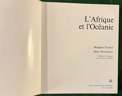 TROWELL (Margaret) & NEVERMANN (Hans). — AFRICA AND OCEA - Lot 249
