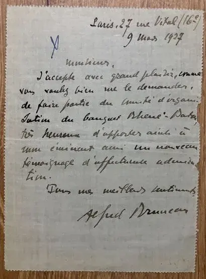BRUNEAU (Alfred) (1857–1934). French composer and conductor. - Lot 23