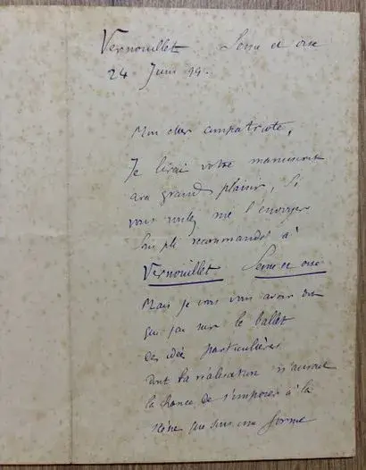 BOURGAULT-DUCOUDRAY (Louis-Albert) (1840–1910). Composer, co - Lot 17