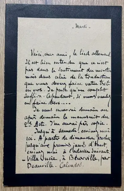 BRUNEAU (Alfred) (1857–1934). French composer and conductor. - Lot 28