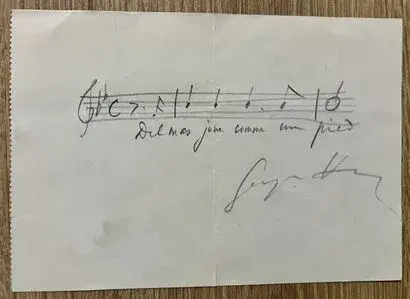 HÜE (Georges) (1858–1948). French composer, born in Versaill - Lot 221